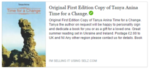 Tanya Anina Author Time for a change Paperback